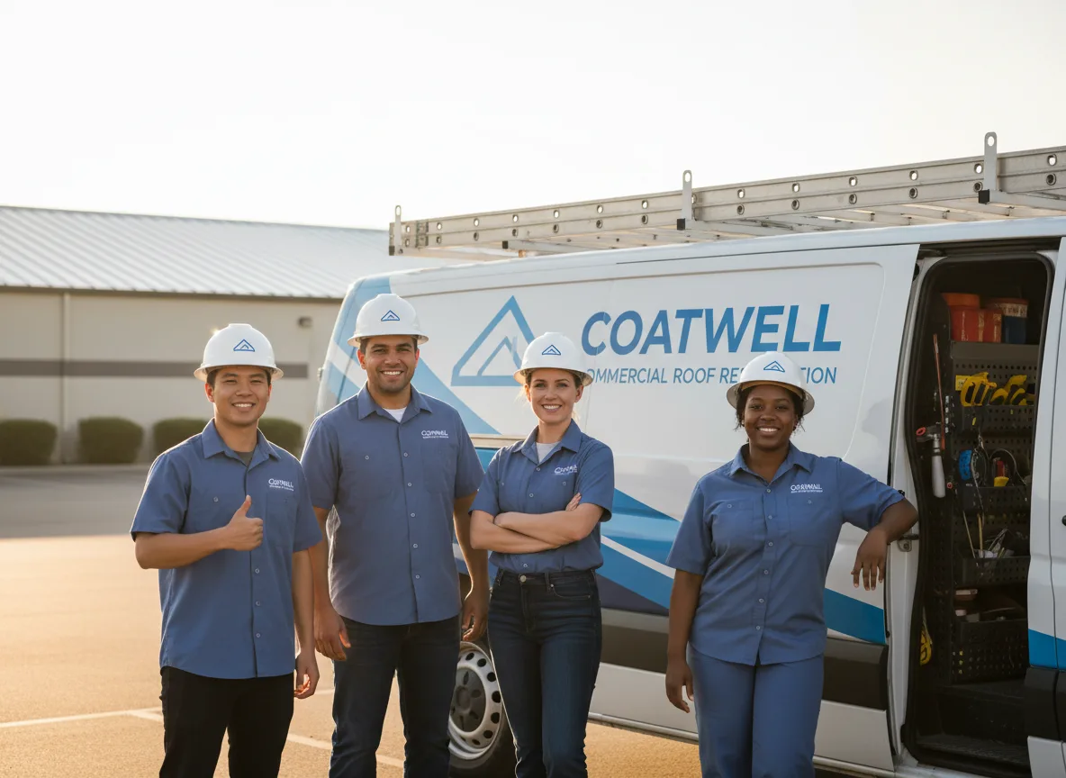 Commercial roof coating company in East Concord, NY